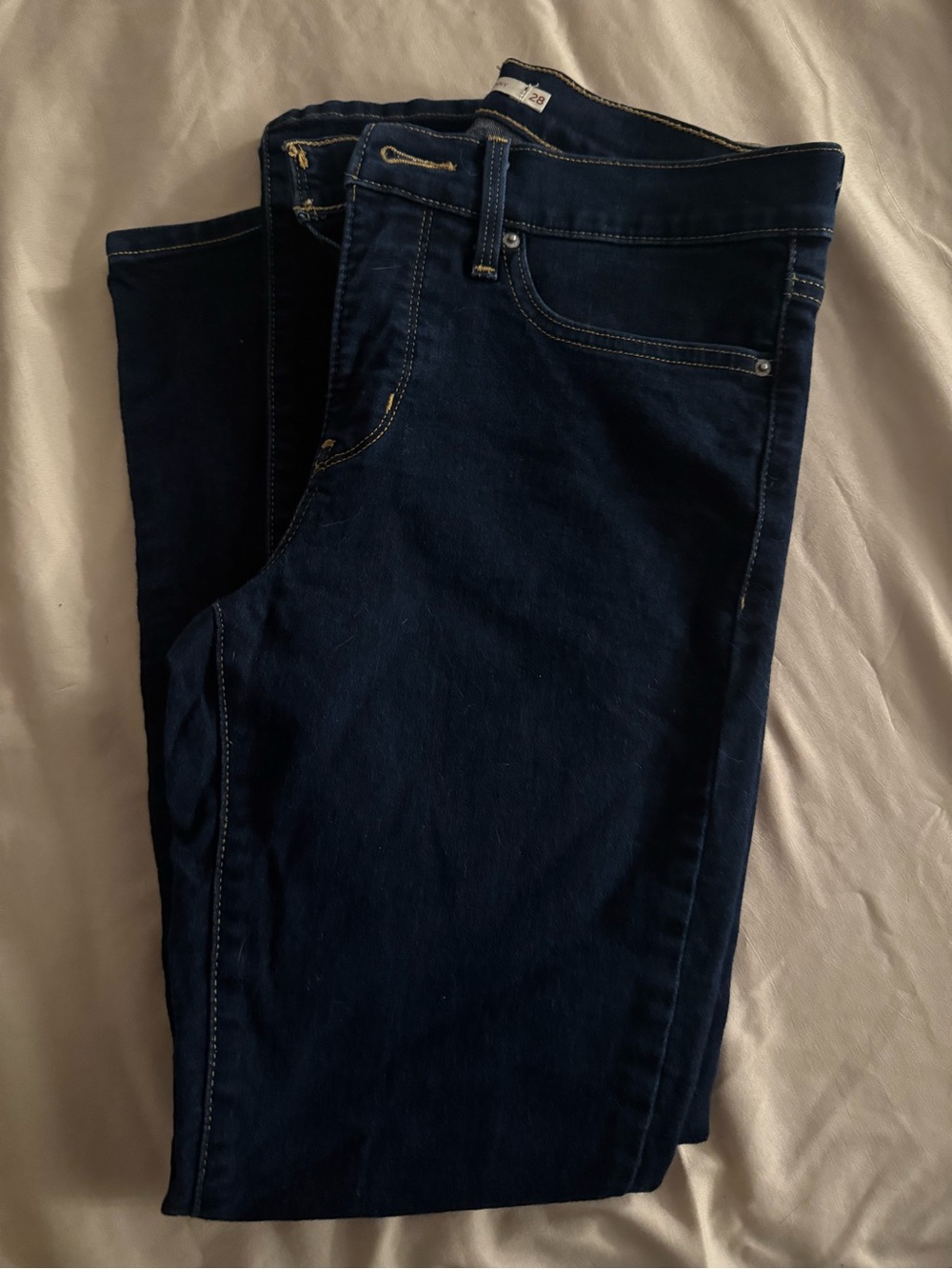 Signature by Levi Strauss Women's Skinny Jeans - Dark Blue